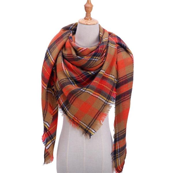 scarves fashion winter warm plaid triangle cashmere scarf for women striped blanket knitted shawl and wraps pashmina female foulard, Blue;gray
scarves fashion winter warm plaid triangle cashmere scarf for women striped blanket knitted shawl and wraps pashmina female foulard, Blue;gray