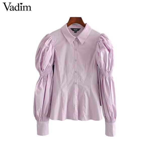 women's blouses & shirts vadim women sweet purple long sleeve turn down collar pleated design female office wear basic mujer lb824, White
women's blouses & shirts vadim women sweet purple long sleeve turn down collar pleated design female office wear basic mujer lb824, White