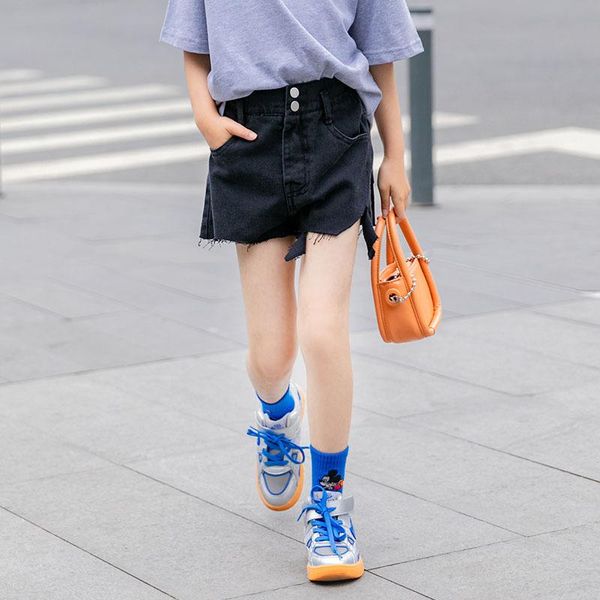 shorts girls' denim 2021 summer children's foreign style high waist hole korean loose pants thin 7-107, Black
shorts girls' denim 2021 summer children's foreign style high waist hole korean loose pants thin 7-107, Black