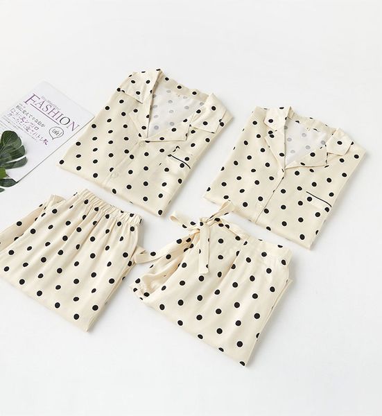 2021couple sleepwear cotton viscose yellow bottom polka dots printed women pajamas suit casual home clothes couple pajamas set, Black;red
2021couple sleepwear cotton viscose yellow bottom polka dots printed women pajamas suit casual home clothes couple pajamas set, Black;red