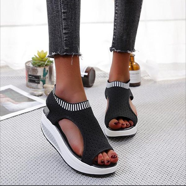 sandals 2021 summer wedge platform pu buckle strap sewing ladies fashion peep toe, Black
sandals 2021 summer wedge platform pu buckle strap sewing ladies fashion peep toe, Black