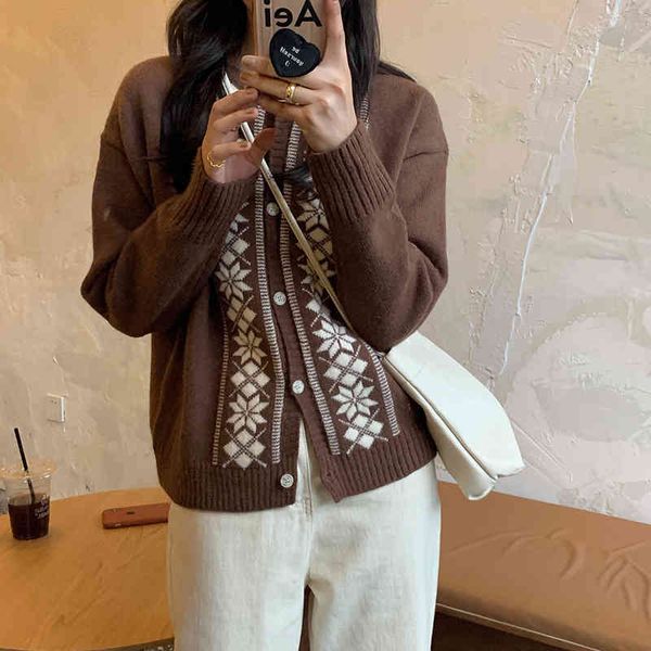sweaters autumn knitted sweaters cardigan retro single-breasted floral printing soft coat women clothing, White;black
sweaters autumn knitted sweaters cardigan retro single-breasted floral printing soft coat women clothing, White;black