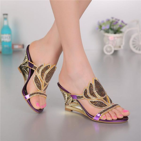 slippers purple korean diamond fashion casual open toe with heel womens shoes large sizes high heels sandals wedges 2021, Black
slippers purple korean diamond fashion casual open toe with heel womens shoes large sizes high heels sandals wedges 2021, Black