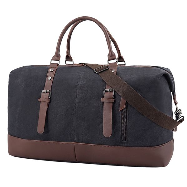 weekender bag travel man large capacity casual canvas luggage outdoor duffle male tote 211118
weekender bag travel man large capacity casual canvas luggage outdoor duffle male tote 211118