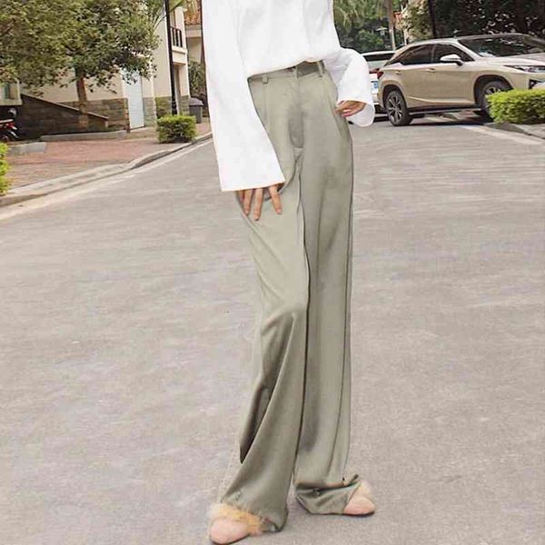 women's jeans solid satin casual long pants high waist pockets all-match loose elegant 2021 new fashion wide leg 1b9f, Blue
women's jeans solid satin casual long pants high waist pockets all-match loose elegant 2021 new fashion wide leg 1b9f, Blue