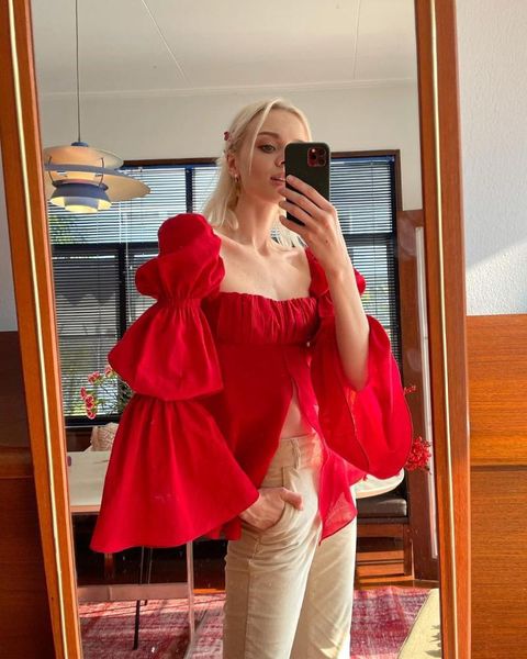 women's blouses & shirts 2021 autumn fashion women puff sleeve blouse ladies chic shirt 3 color ddxgz2 7.14, White
women's blouses & shirts 2021 autumn fashion women puff sleeve blouse ladies chic shirt 3 color ddxgz2 7.14, White