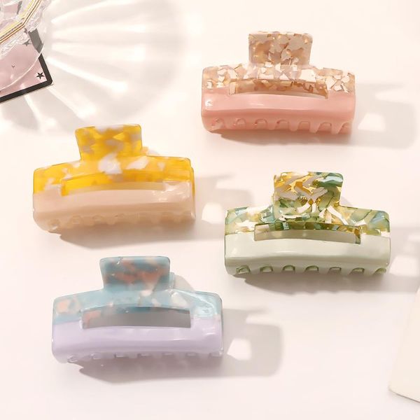 hair accessories korea ins acetate color matching hairpin simple hollow catch clip back of head female 
hair accessories korea ins acetate color matching hairpin simple hollow catch clip back of head female