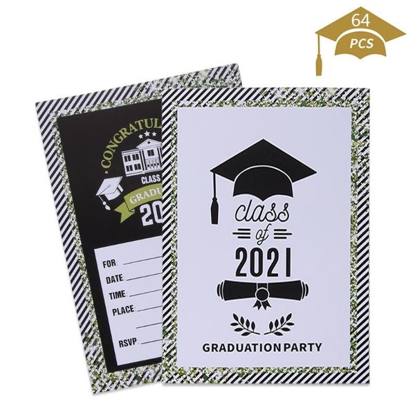greeting cards 2021 paper graduation invitations (64 count) double sides grad party invites celebration favors supplie
greeting cards 2021 paper graduation invitations (64 count) double sides grad party invites celebration favors supplie