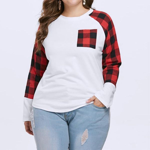 plus size blouse plaid patchwok pockets shirt casual o neck long sleeve female clothes blusas femininas #bl2 women's blouses & shir, White
plus size blouse plaid patchwok pockets shirt casual o neck long sleeve female clothes blusas femininas #bl2 women's blouses & shir, White