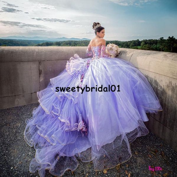 lavender lace quinceanera prom dresses ball gown vestidos de quinceanera evening party sweet 16 dress custom made, Blue;red
lavender lace quinceanera prom dresses ball gown vestidos de quinceanera evening party sweet 16 dress custom made, Blue;red