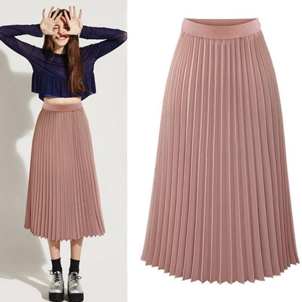 skirts 2021 spring women long fashion brand a-line chiffon pleated skirt waist fold slim summer sale, Black
skirts 2021 spring women long fashion brand a-line chiffon pleated skirt waist fold slim summer sale, Black