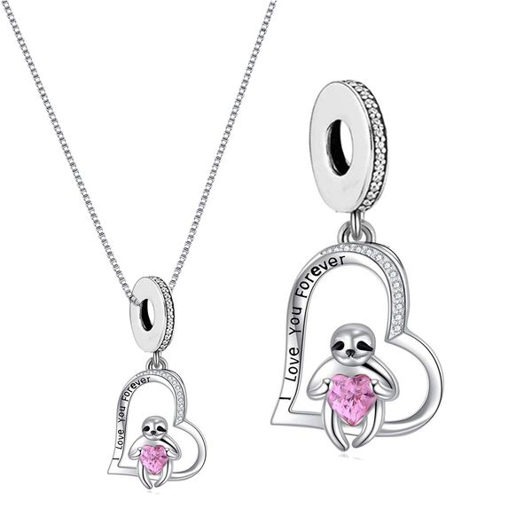 fit original pandora charm bracelet real 925 silver lazy bear embrace pink stone heart frame with clear zircon pendant beads for making wome, Black
fit original pandora charm bracelet real 925 silver lazy bear embrace pink stone heart frame with clear zircon pendant beads for making wome, Black