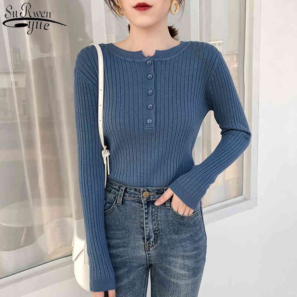 autumn round neck thin chic sweater women sweet solid color long sleeve knitted bottoming shirt pullover 10973 210427, White;black
autumn round neck thin chic sweater women sweet solid color long sleeve knitted bottoming shirt pullover 10973 210427, White;black