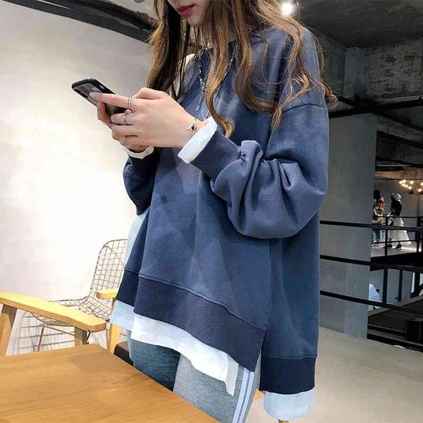 2021 new korean large loose lazy style sweater women's pullover round neck chic coat fashion, Black
2021 new korean large loose lazy style sweater women's pullover round neck chic coat fashion, Black
