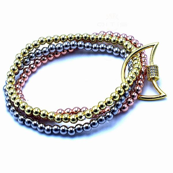 tennis very jewelry moon cz white zircon bracelet spiral buckle om with mixed color beads bangles exquisite gift, Golden;silver
tennis very jewelry moon cz white zircon bracelet spiral buckle om with mixed color beads bangles exquisite gift, Golden;silver