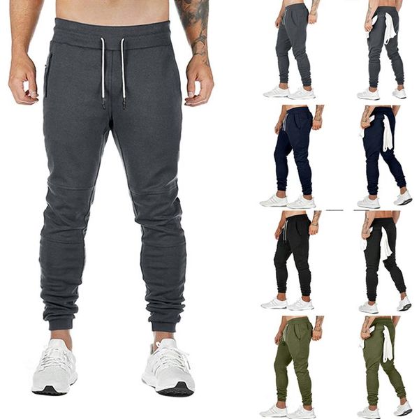 running pants men sports drawstrings side pockets solid color casual party jogger trousers, Black;blue
running pants men sports drawstrings side pockets solid color casual party jogger trousers, Black;blue