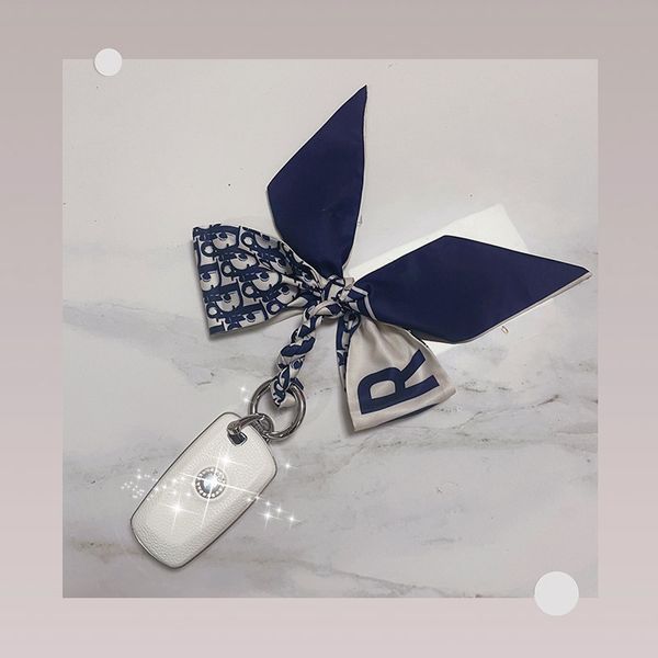 silk scarf car key chain bow knot horseshoe bag hanging decoration woven ribbon luna good thing, Silver
silk scarf car key chain bow knot horseshoe bag hanging decoration woven ribbon luna good thing, Silver