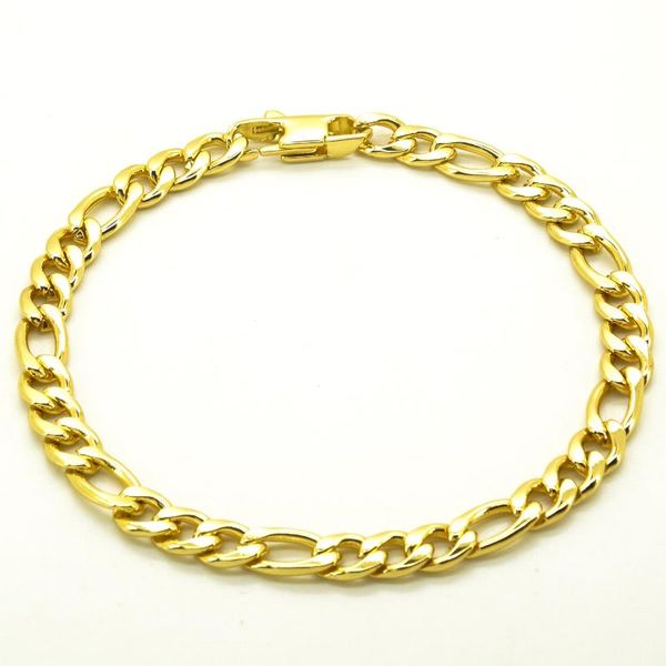 link, chain plated 18k gold bracelet 6/8/12 mm width figaro 8 inch 100% stainless steel for masculine men women, Black
link, chain plated 18k gold bracelet 6/8/12 mm width figaro 8 inch 100% stainless steel for masculine men women, Black