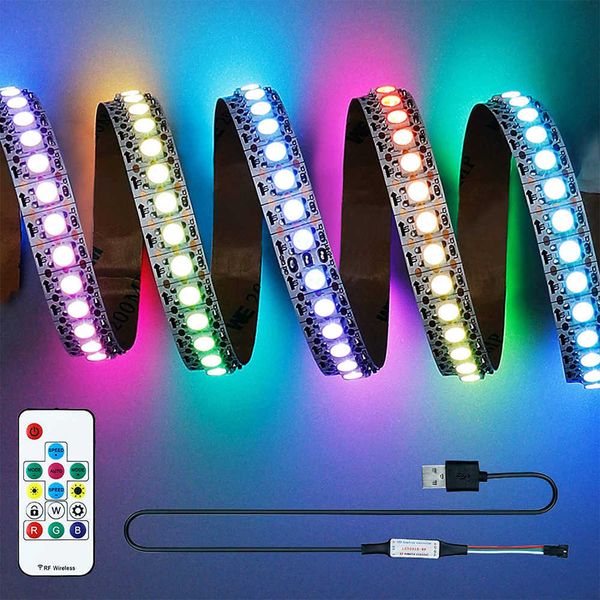 1m 2m ws2812b rgb led strip ic individual addressable pixel light black/white pcb dc5v + rf 14keys usb controller ip30 ip65 ip67
1m 2m ws2812b rgb led strip ic individual addressable pixel light black/white pcb dc5v + rf 14keys usb controller ip30 ip65 ip67