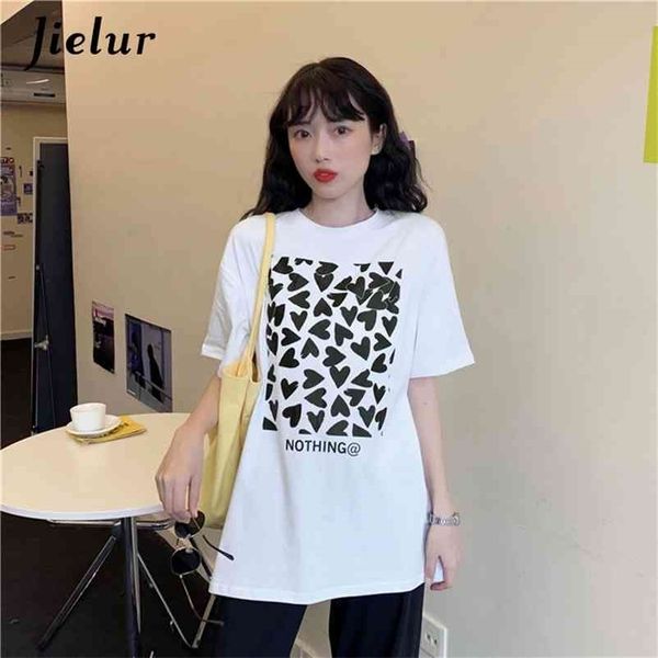 t shirt women o-neck short sleeve print oversized loose t-shirt summer chic femme black korean slim tshirt 210426, White
t shirt women o-neck short sleeve print oversized loose t-shirt summer chic femme black korean slim tshirt 210426, White