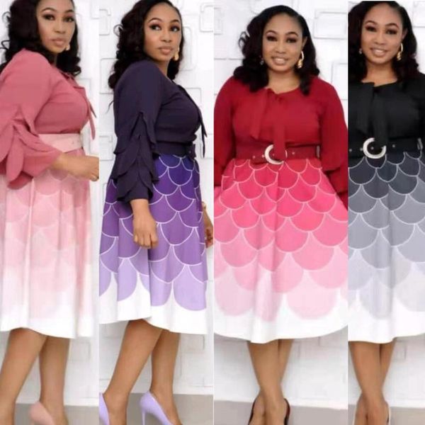 ethnic clothing 2021 neue ankunft herbst elegent mode stil afrikanische frauen druck plus gröÃe oansatz knie-länge kleid l-3xl, Red
ethnic clothing 2021 neue ankunft herbst elegent mode stil afrikanische frauen druck plus gröÃe oansatz knie-länge kleid l-3xl, Red