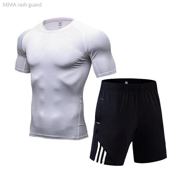 summer men tracksuit set short t-shirt sports shorts beachwear quick dry sweat run shirt jogging suit outdoor training suits gym clothing, White;black
summer men tracksuit set short t-shirt sports shorts beachwear quick dry sweat run shirt jogging suit outdoor training suits gym clothing, White;black