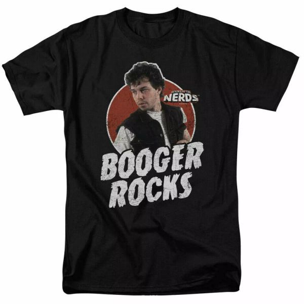 revenge of the nerds booger rocks t shirt mens licensed movie dudley black, White;black
revenge of the nerds booger rocks t shirt mens licensed movie dudley black, White;black