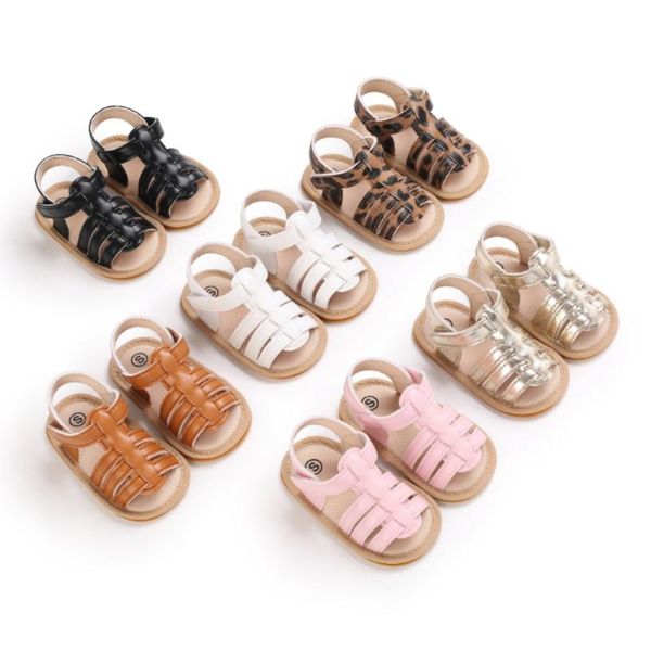 sandals baby shoes infant leather rubber flat non-slip soft-sole toddler girl boy first walkers crib, Black;red
sandals baby shoes infant leather rubber flat non-slip soft-sole toddler girl boy first walkers crib, Black;red