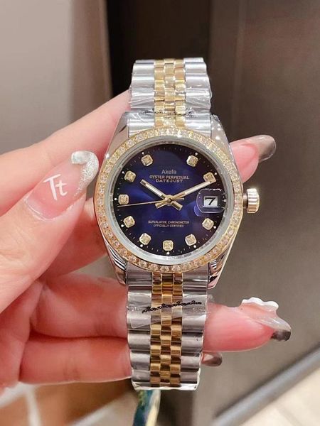 wristwatches custom brand automatic classic watch wristwatch stainless steel date female mechanical women, Slivery;brown
wristwatches custom brand automatic classic watch wristwatch stainless steel date female mechanical women, Slivery;brown