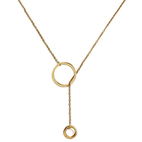 pendant necklaces 100% stainless steel circles long chain necklace for women two interlocking mirror polished gold/ sliver color, Silver
pendant necklaces 100% stainless steel circles long chain necklace for women two interlocking mirror polished gold/ sliver color, Silver