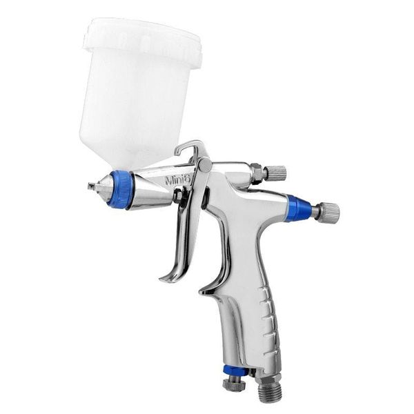 professional spray guns mini6 mini gravity feed gun with 0.5mm nozzle 125ml side mounted rotating cup for the purpose of small-area coating
professional spray guns mini6 mini gravity feed gun with 0.5mm nozzle 125ml side mounted rotating cup for the purpose of small-area coating