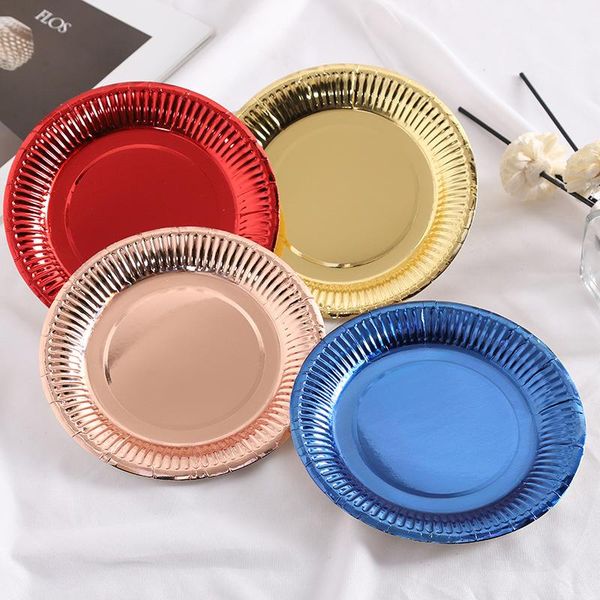 disposable dinnerware 10pcs 9 inch gold and silver paper plate rose tableware set wedding birthday party decoration
disposable dinnerware 10pcs 9 inch gold and silver paper plate rose tableware set wedding birthday party decoration