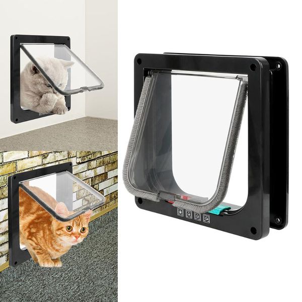 pet supplies security flap door 4 way lockable animal small cat dog gate kitten apparel
pet supplies security flap door 4 way lockable animal small cat dog gate kitten apparel