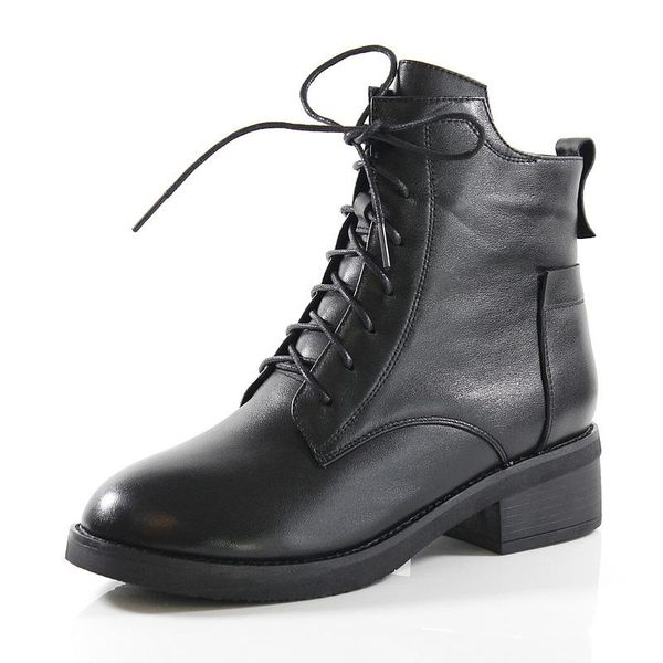 boots 2021 winter women round toe single womens genuine leathers solid color high-heel combat for, Black
boots 2021 winter women round toe single womens genuine leathers solid color high-heel combat for, Black