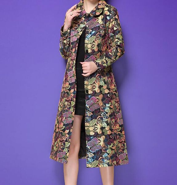 women's trench coats -4xl 2021 winter women fashion loose mid-length ethnic style retro jacquard mother dress jacket thin section, Tan;black
women's trench coats -4xl 2021 winter women fashion loose mid-length ethnic style retro jacquard mother dress jacket thin section, Tan;black