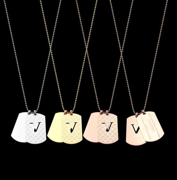 ouis avuit ton pendant necklaces designer with the original box double brand necklace letter v check design, Silver
ouis avuit ton pendant necklaces designer with the original box double brand necklace letter v check design, Silver