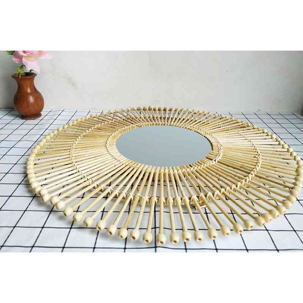 rattan dressing innovative art decor retro makeup s bathroom bedroom wall hanging mirror
rattan dressing innovative art decor retro makeup s bathroom bedroom wall hanging mirror