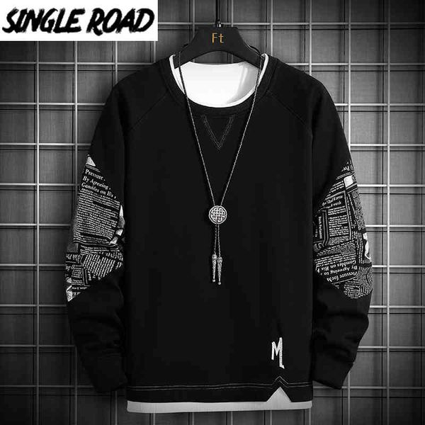 Single Road Crewneck Sweatshirt 2021 Spring Harajuku Oversized Japane Streetwear Black Hoodie Men Sweatshirts Hoodi Male
Single Road Crewneck Sweatshirt 2021 Spring Harajuku Oversized Japane Streetwear Black Hoodie Men Sweatshirts Hoodi Male