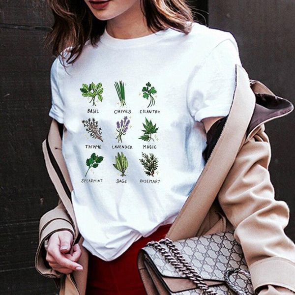 women's t-shirt my favorite herbs planet flower graphic tee 70s fashion korean cute kawaii retro style harajuku hipster women t shirt, White
women's t-shirt my favorite herbs planet flower graphic tee 70s fashion korean cute kawaii retro style harajuku hipster women t shirt, White