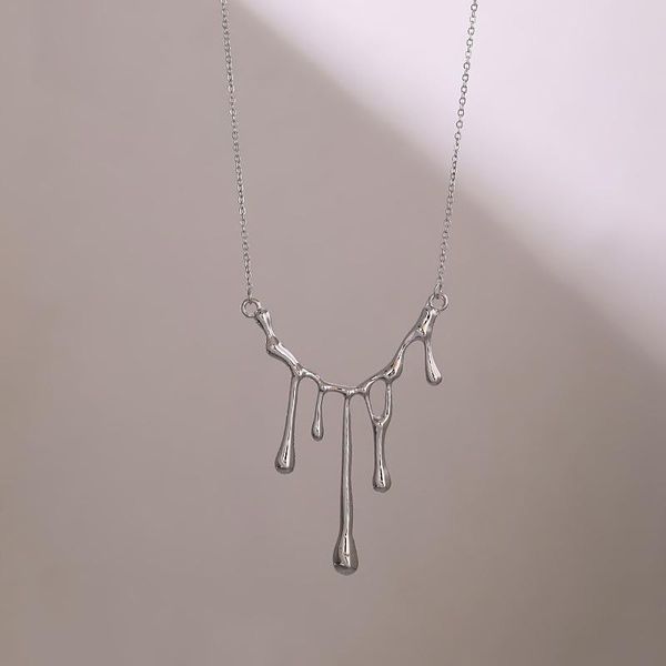 pendant necklaces european and american cold wind geometric ins advanced niche design clavicle chain net red lava light luxury necklace, Silver
pendant necklaces european and american cold wind geometric ins advanced niche design clavicle chain net red lava light luxury necklace, Silver