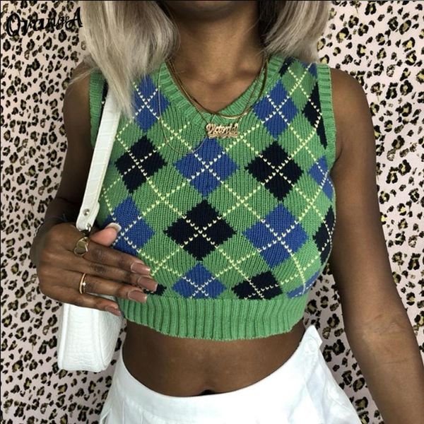 women's tanks & camis orangea y2k women sweater vest plaid sleeveless knitted elastic streetwear graphics print skinny female casual, White
women's tanks & camis orangea y2k women sweater vest plaid sleeveless knitted elastic streetwear graphics print skinny female casual, White