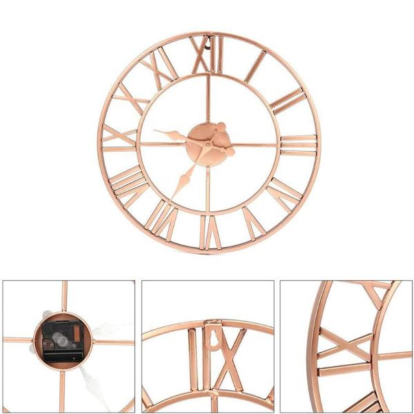 wall clocks 40cm retro nostalgic clock copper roman openwork silent home decoration living room design
wall clocks 40cm retro nostalgic clock copper roman openwork silent home decoration living room design
