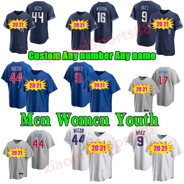2021 men women youth chicagos custom baseball jersey 9 javier baez 44 anthony rizzo willson contreras 17 kris bryant ryne sandberg jason hey, Blue;black
2021 men women youth chicagos custom baseball jersey 9 javier baez 44 anthony rizzo willson contreras 17 kris bryant ryne sandberg jason hey, Blue;black