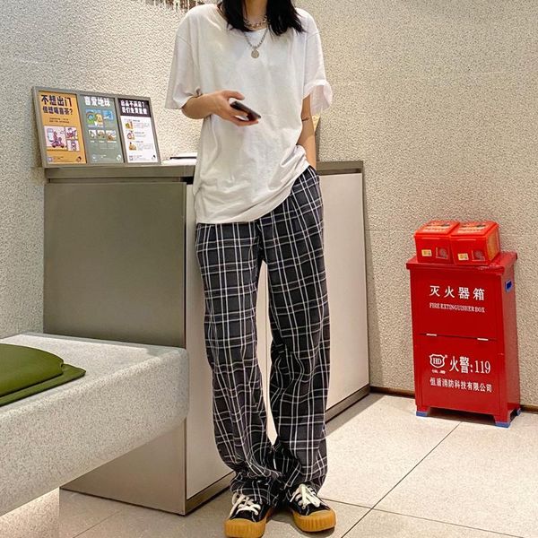 women's pants & capris plaid pants women casual chic oversize loose wide leg trousers ins retro teens harajuku hip-hop all-match, Black;white
women's pants & capris plaid pants women casual chic oversize loose wide leg trousers ins retro teens harajuku hip-hop all-match, Black;white