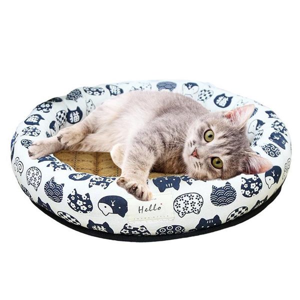 cat beds & furniture cool summer nest dog bed cute pet mat cushion sleeping dogs grass kitten round kennel for small medium cats
cat beds & furniture cool summer nest dog bed cute pet mat cushion sleeping dogs grass kitten round kennel for small medium cats