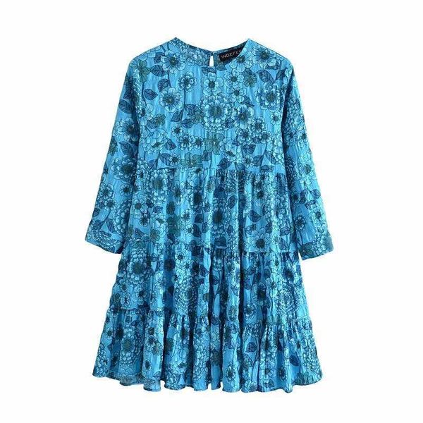 summer women floral printed dress o-neck pleated elegant casual fashion chic lady woman short sundress 210709, Black;gray
summer women floral printed dress o-neck pleated elegant casual fashion chic lady woman short sundress 210709, Black;gray