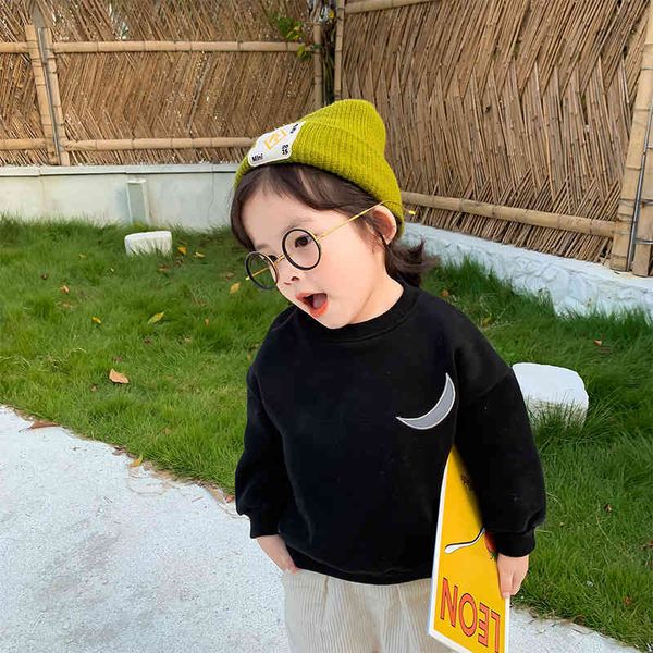 boys girls moon embroidery casual fleece sweatshirts children cotton long sleeve pullovers clothing 210508, Black
boys girls moon embroidery casual fleece sweatshirts children cotton long sleeve pullovers clothing 210508, Black