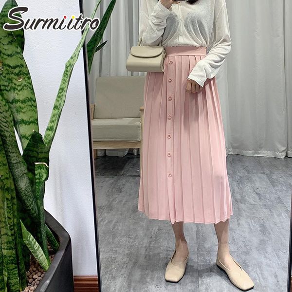 skirts surmiitro 2021 spring summer midi pleated skirt women korean style pink single-breasted high waist aesthetic long female, Black
skirts surmiitro 2021 spring summer midi pleated skirt women korean style pink single-breasted high waist aesthetic long female, Black