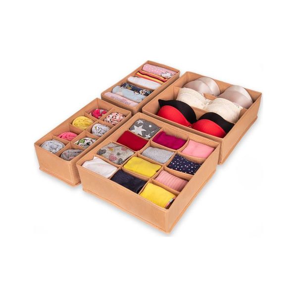 storage drawers 2021 boxes underwear drawer 4 pieces closet organizer divide by for bras socks ties household
storage drawers 2021 boxes underwear drawer 4 pieces closet organizer divide by for bras socks ties household