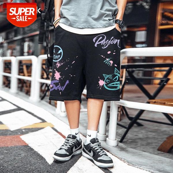 street hip-hop sports shorts male fashion creative five-point pants loose plus size #vi25, Black
street hip-hop sports shorts male fashion creative five-point pants loose plus size #vi25, Black
